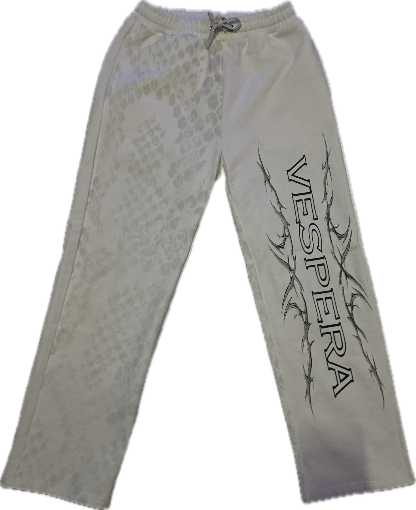 VESPERA "VENOM" SWEATPANTS (WHITE)