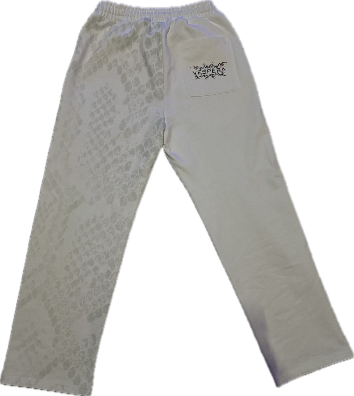 VESPERA "VENOM" SWEATPANTS (WHITE)