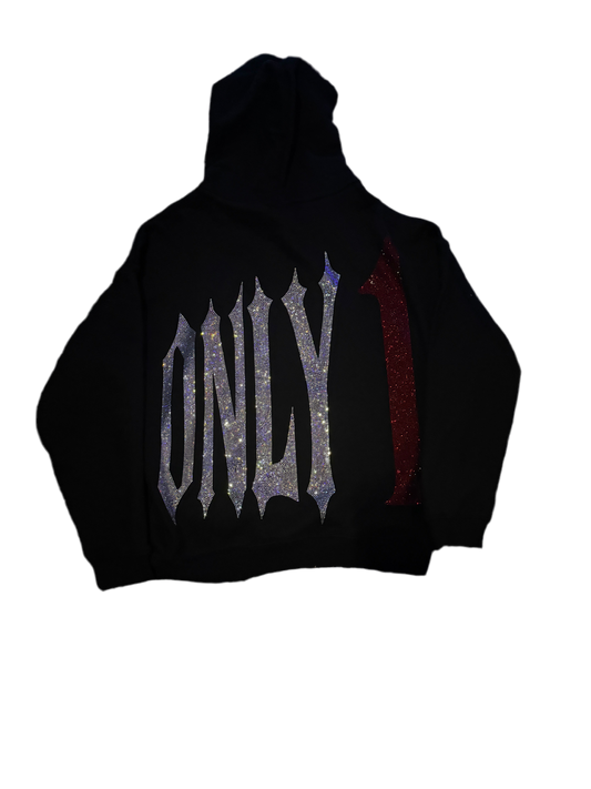 VESPERA "ONLY 1" HEAVYWEIGHT HOODIE (BLACK)