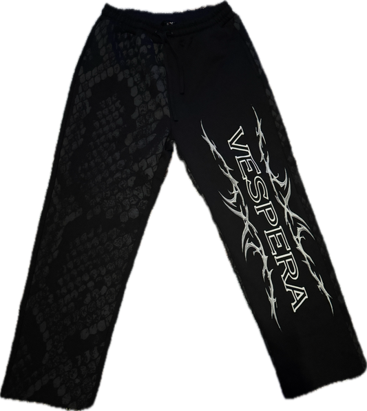 VESPERA "VENOM" SWEATPANTS (BLACK)